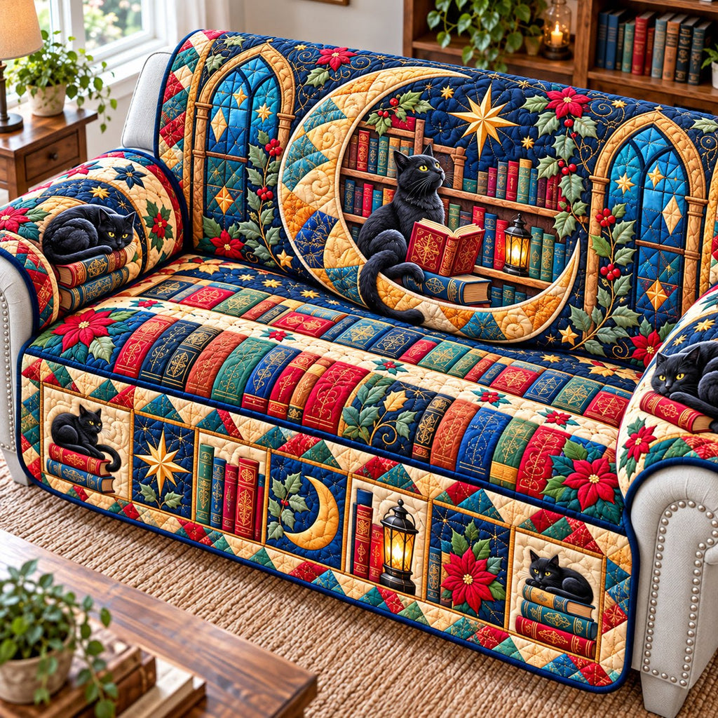 Cat Book Adventure Sofa Cover