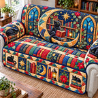 Cat Book Adventure Sofa Cover