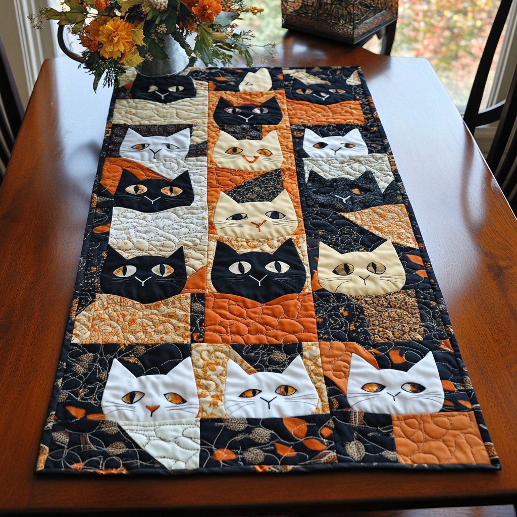 Cat Dreams Table Runner