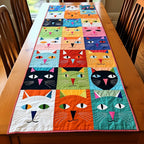Cat Parade Table Runner