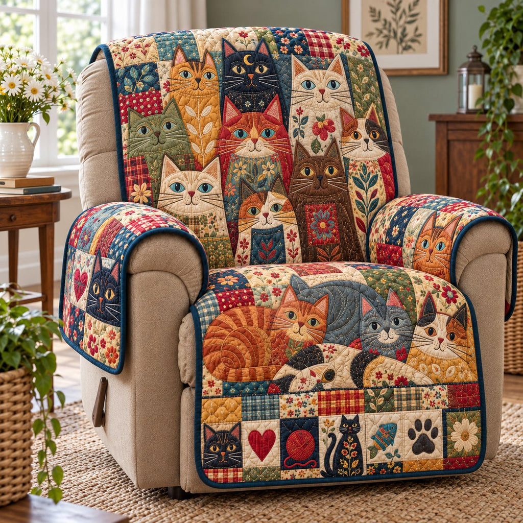 Cat Patchwork Retreat Sofa Cover