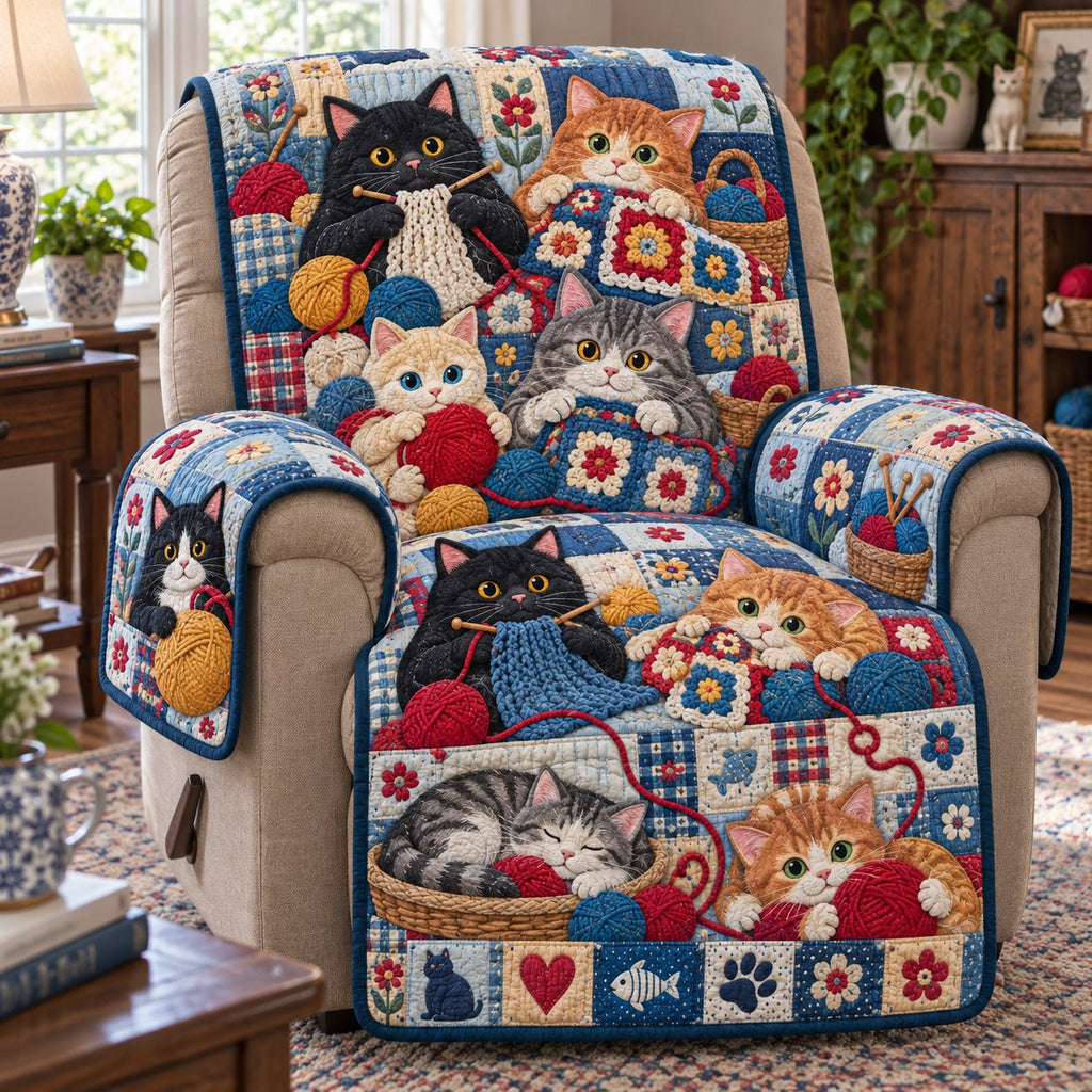 Cat Snuggles Sofa Cover
