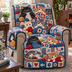 Cat Snuggles Sofa Cover