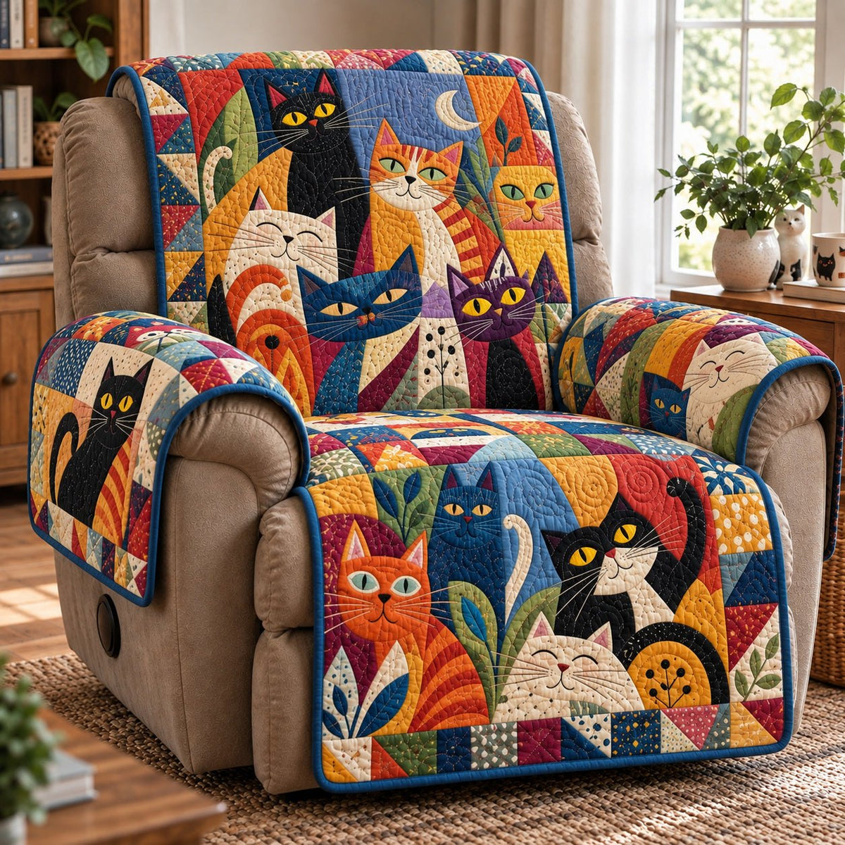 Cat Vintage Sofa Cover