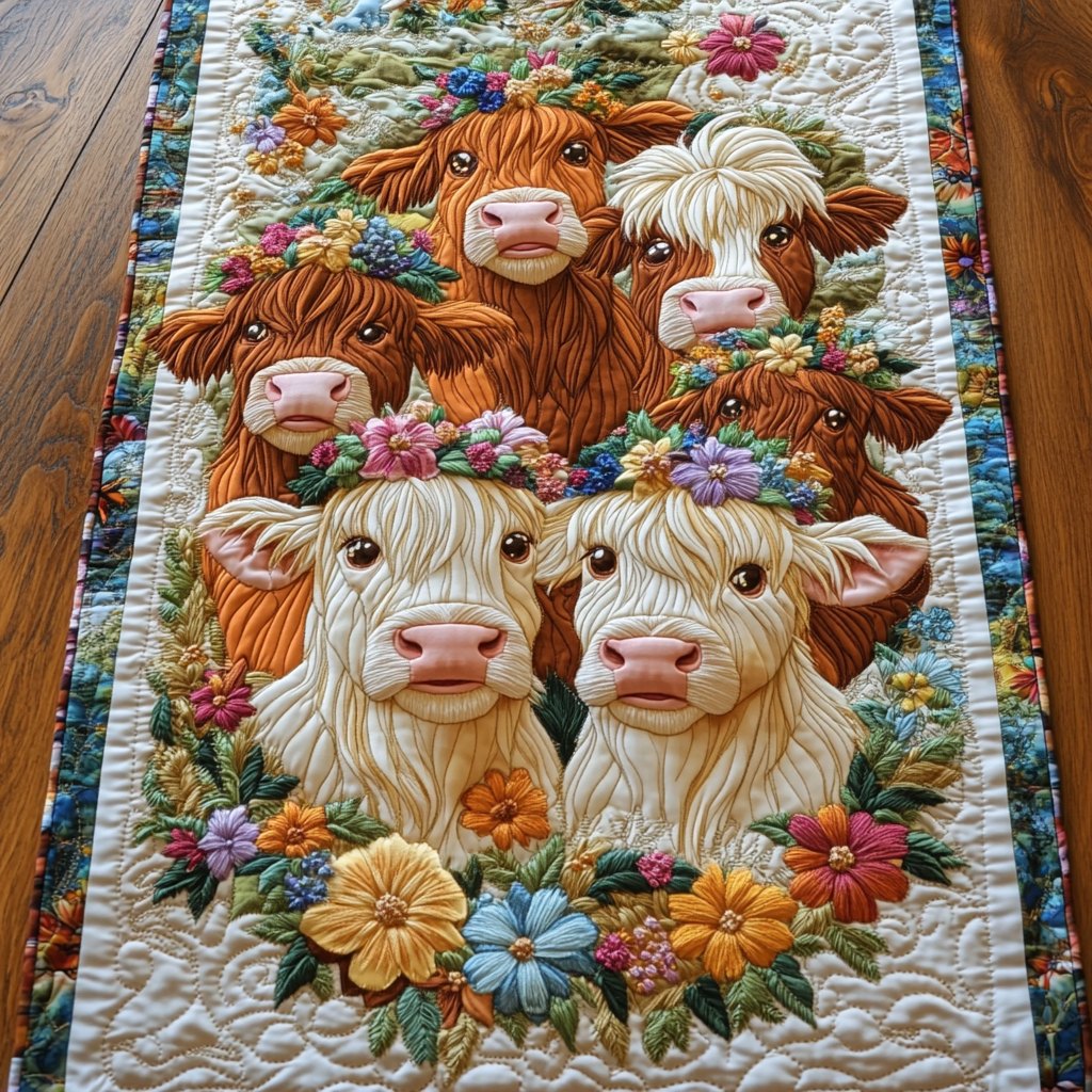 Cattle Charm Table Runner