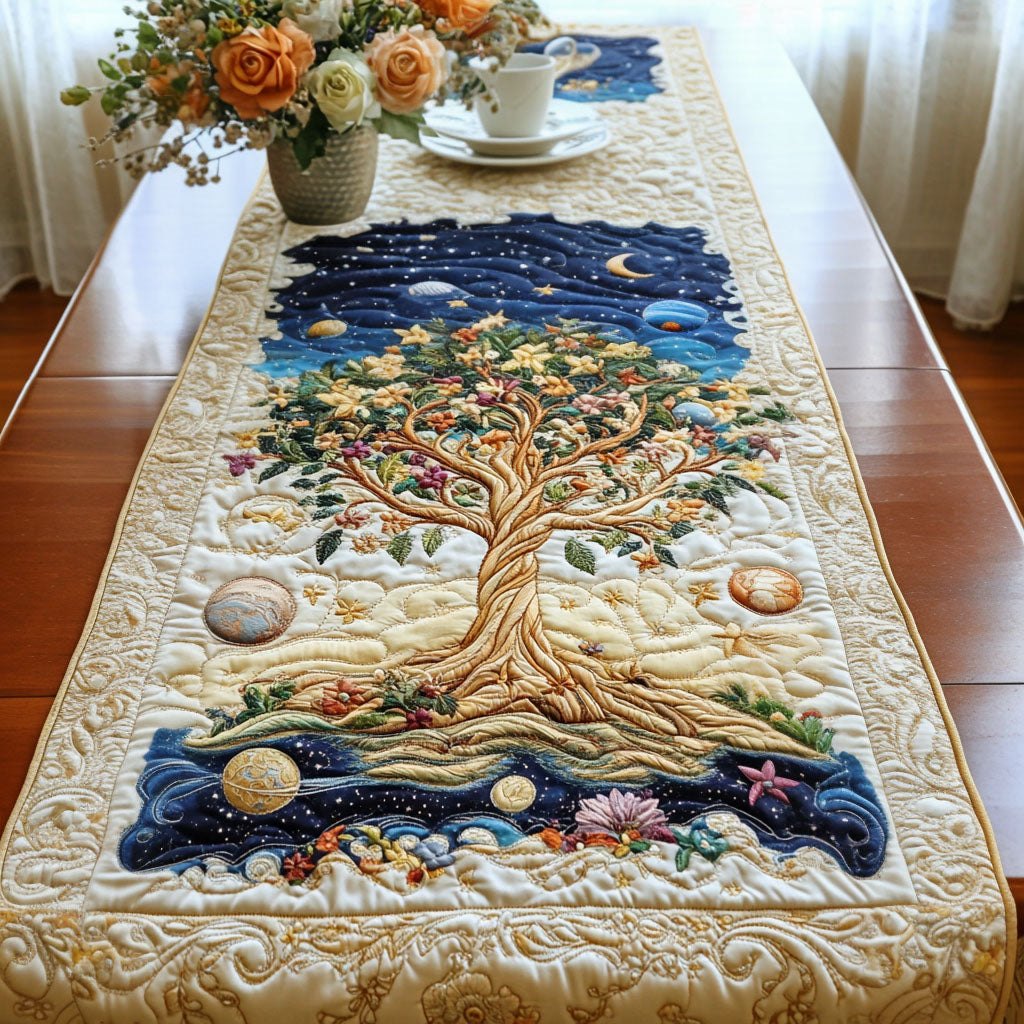 Celestial Bloom Table Runner