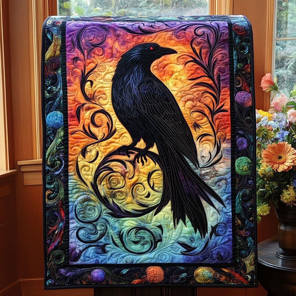 Celestial Crow Table Runner