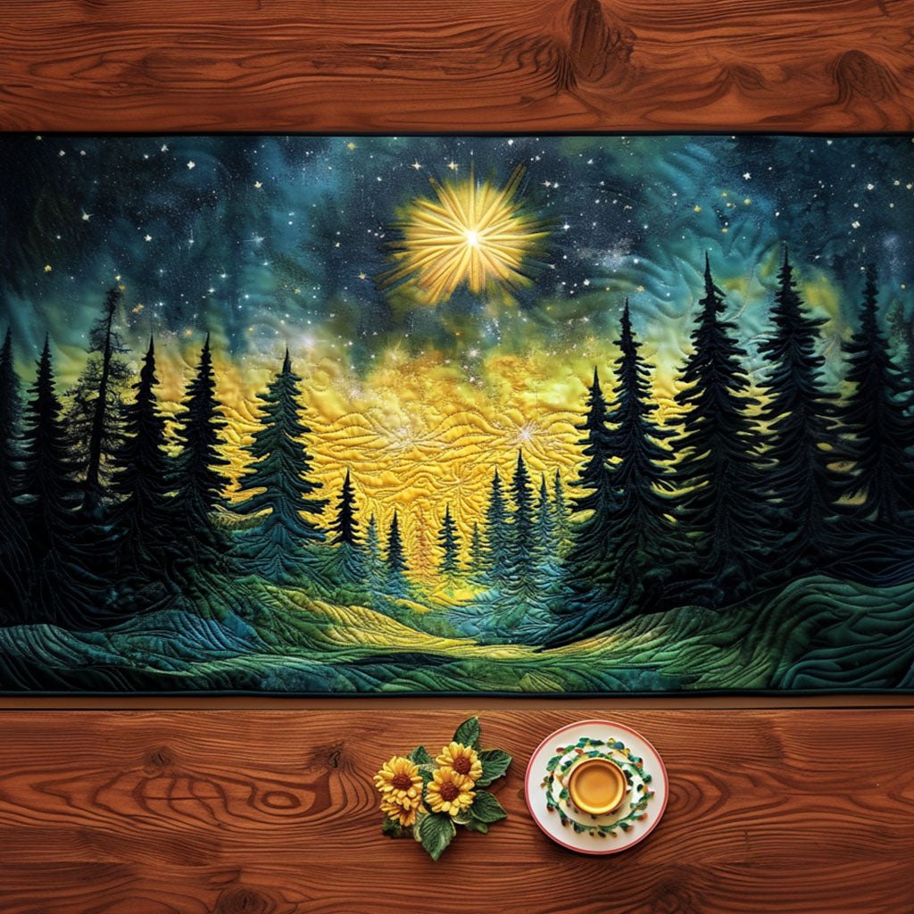 Celestial Forest Glow Table Runner