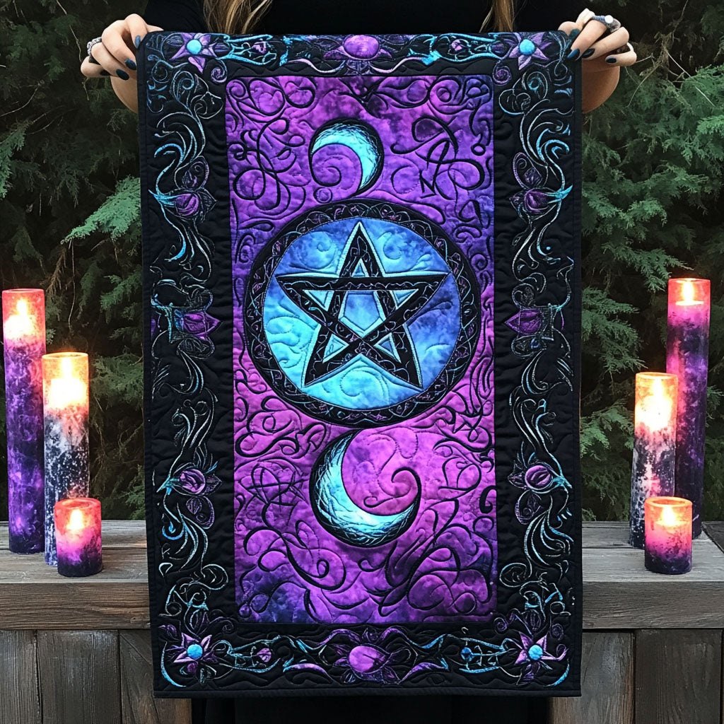Celestial Wicca Glow Table Runner