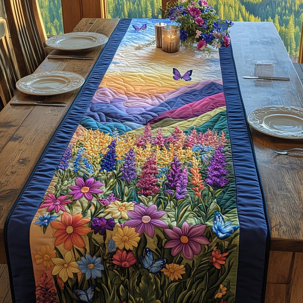 Celestial Wings Table Runner