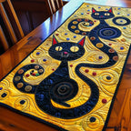Celestial Sentinel Cat Table Runner