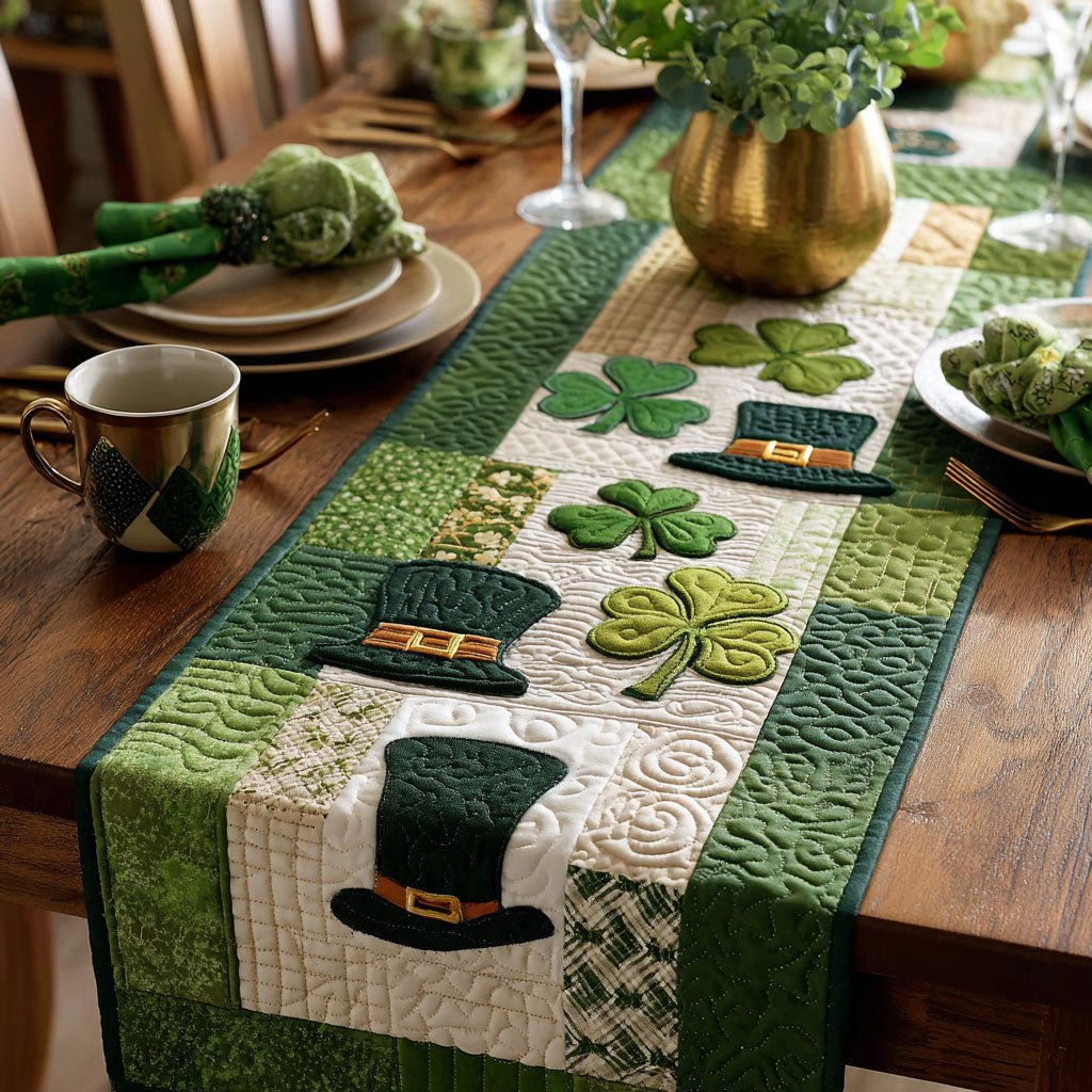 Celtic Clover Table Runner