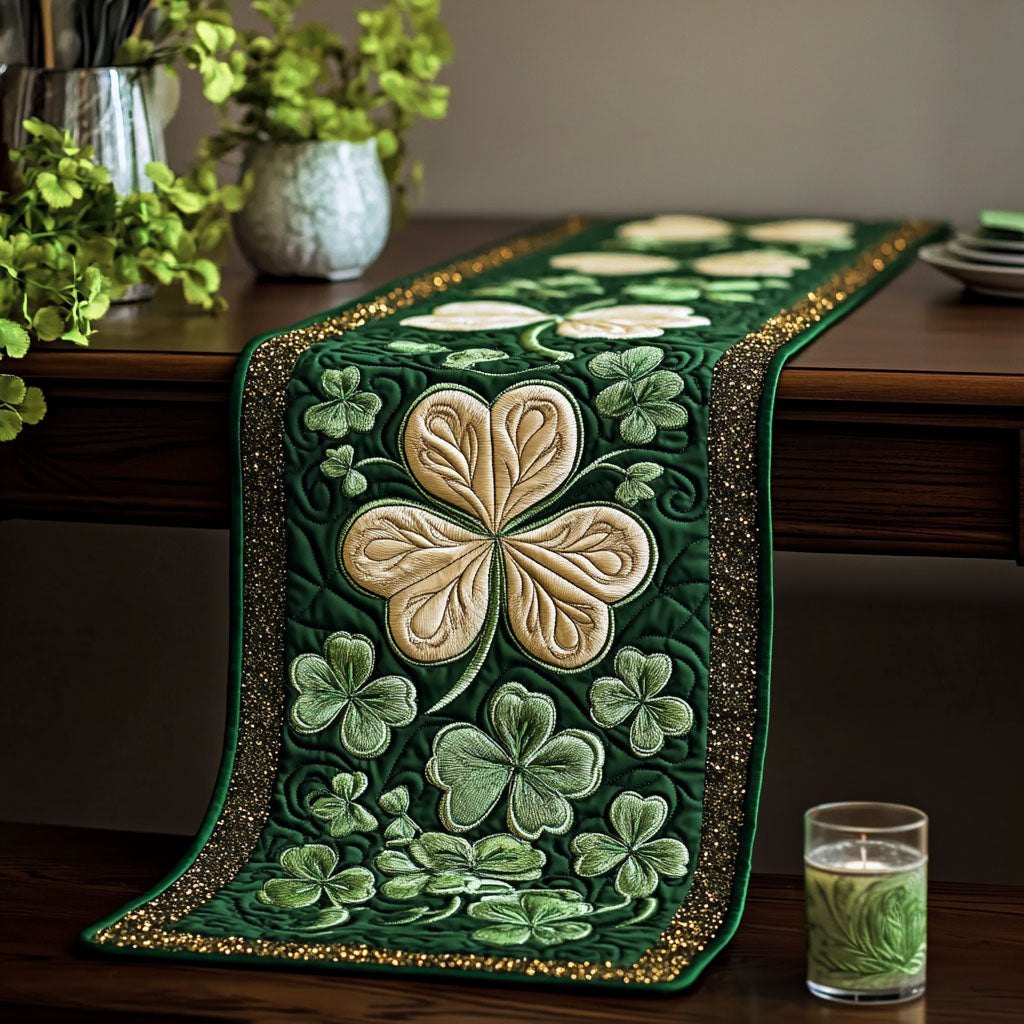 Celtic Green Table Runner