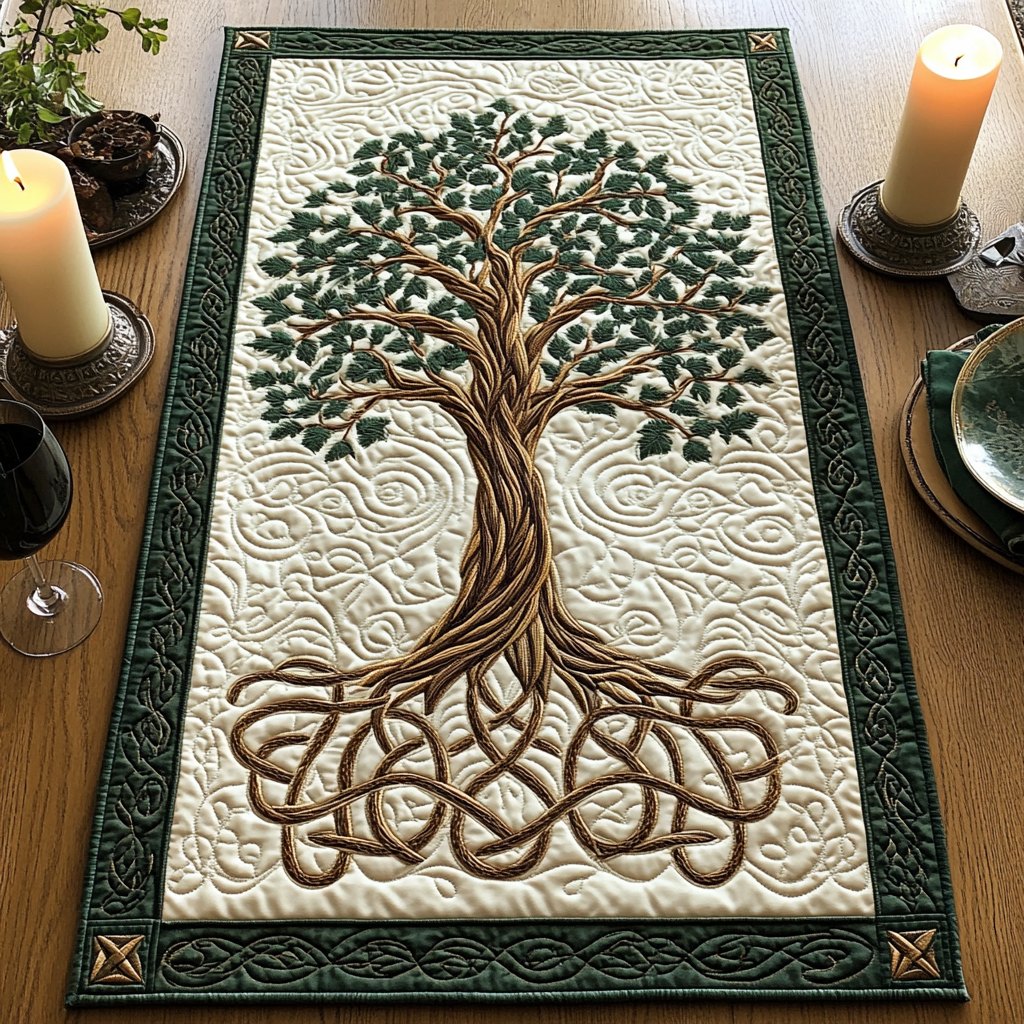 Celtic Serenity Table Runner