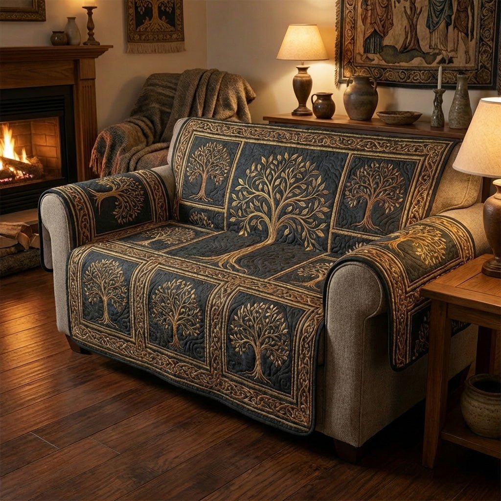 Celtic Tree Dusk Sofa Cover