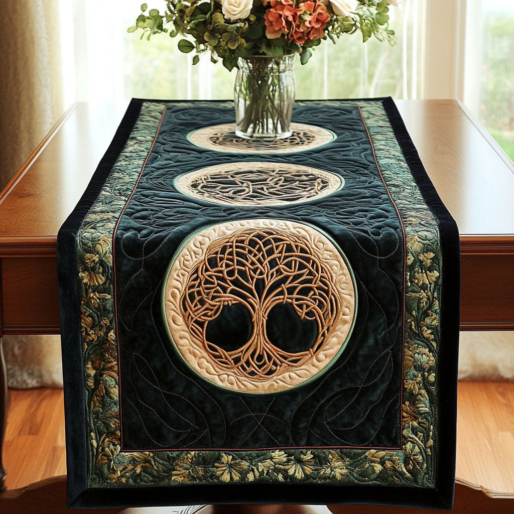 Celtic Tree Glow Table Runner