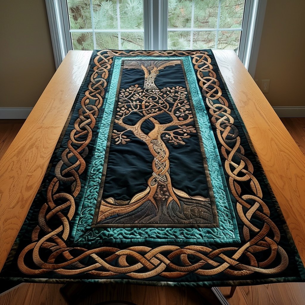 Celtic Tree of Wisdom Table Runner