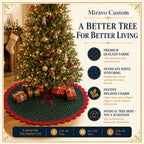 Quilted tree skirt features at a glance