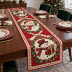 Cheer Snowman Table Runner