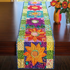 Cheerful Bloom Table Runner