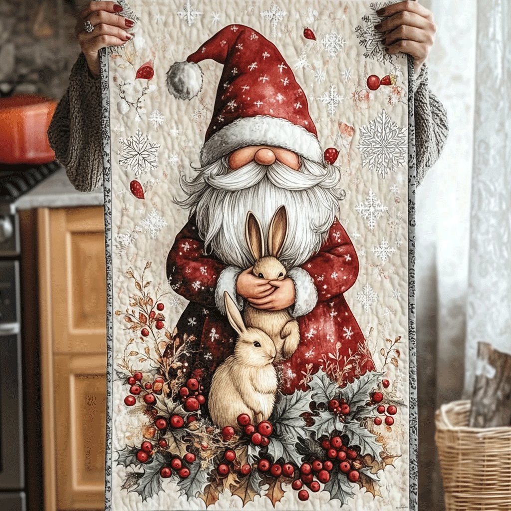 Cheerful Gnome Table Runner