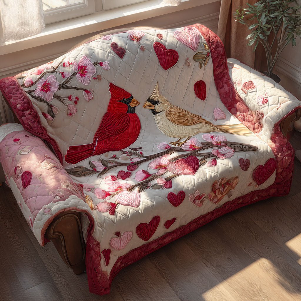 Cherry Blossom Love Sofa Cover