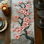 Cherry Blossom Sunrise Table Runner