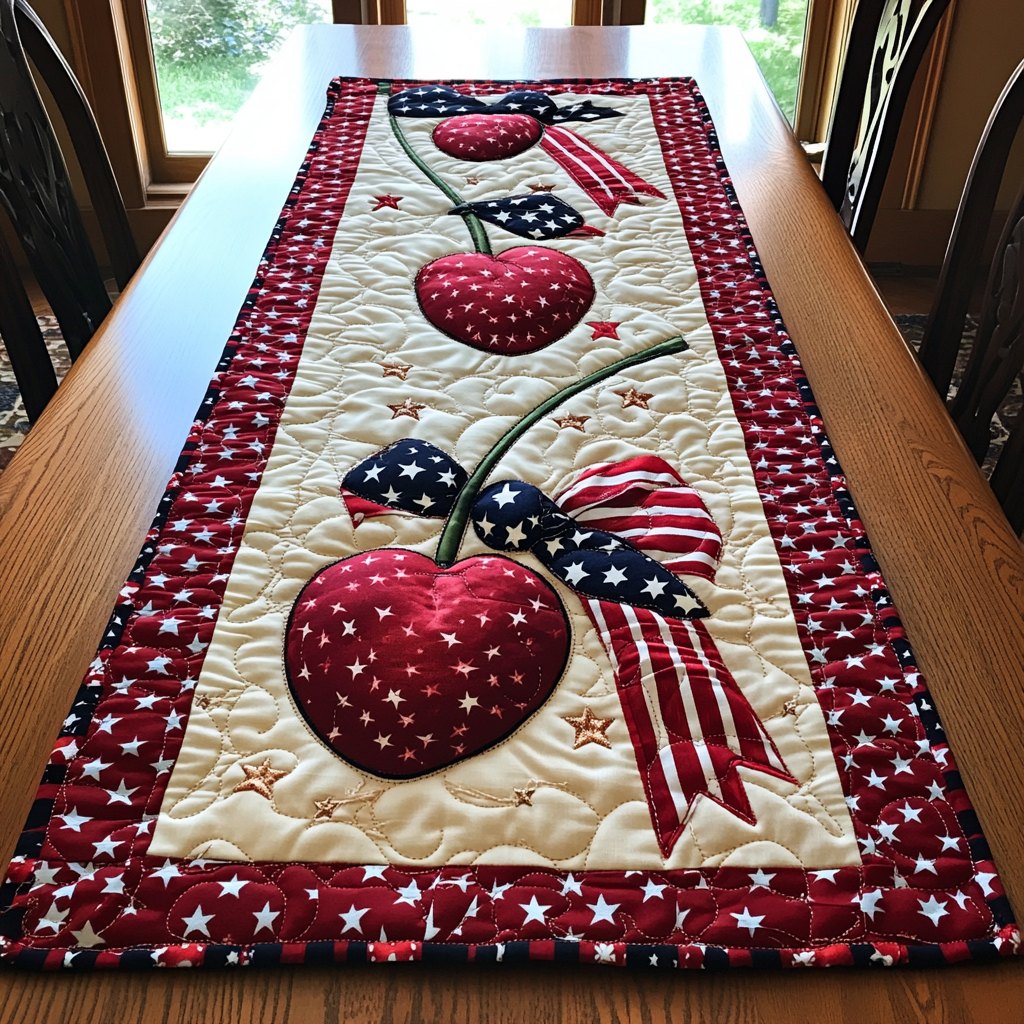 Cherry Glory Table Runner