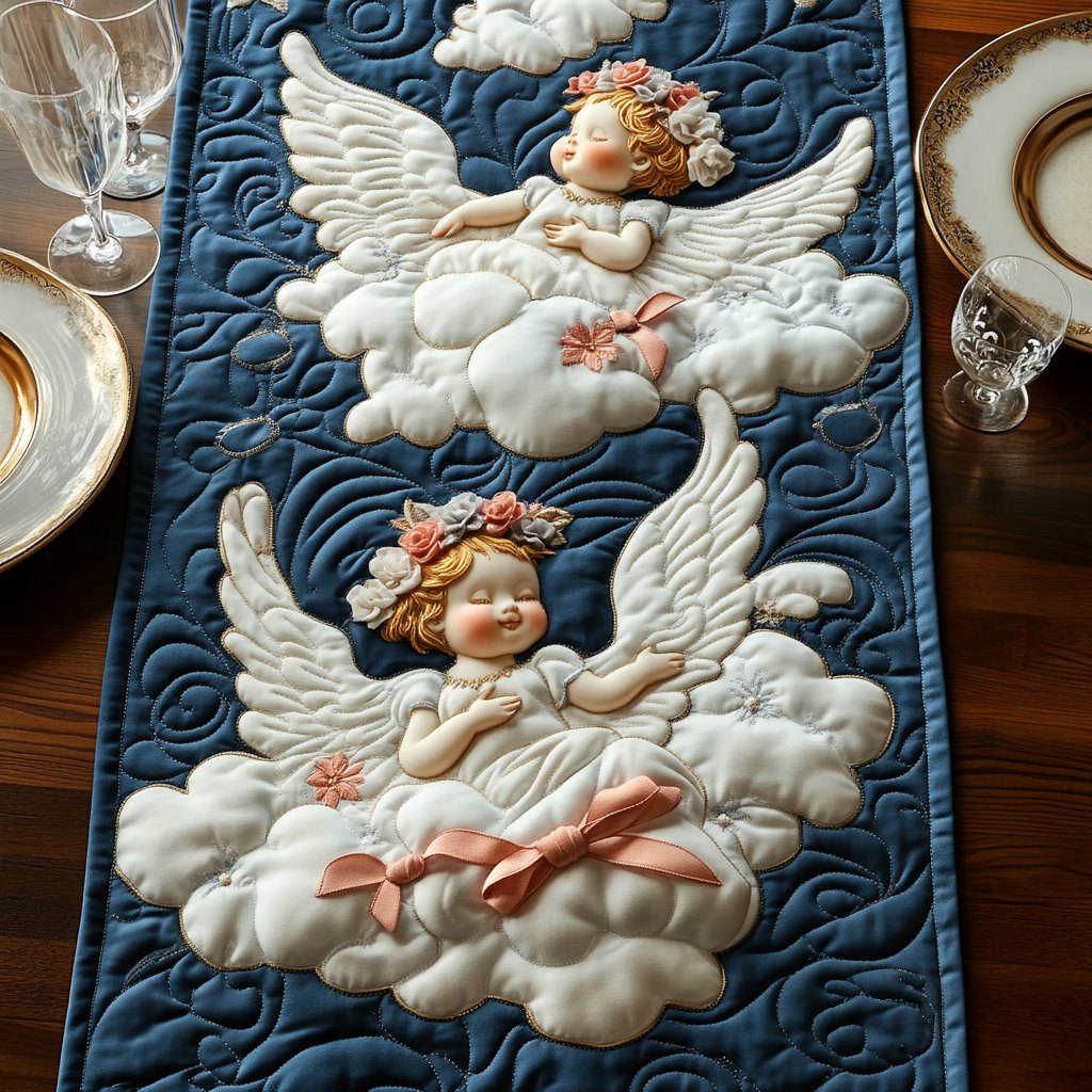 Cherub Charm Table Runner