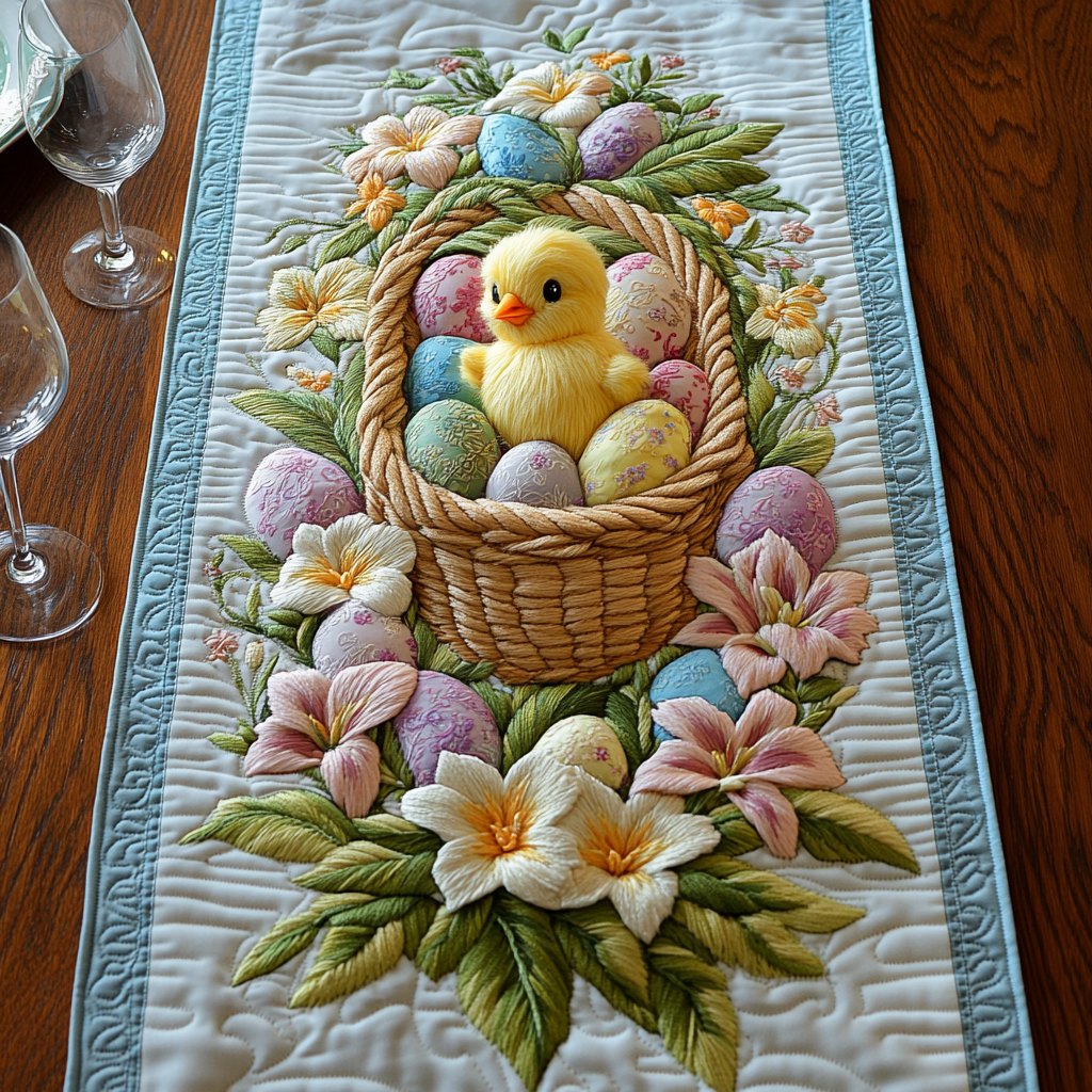 Chick Charm Table Runner