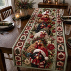 Chicken Christmas Joy Table Runner
