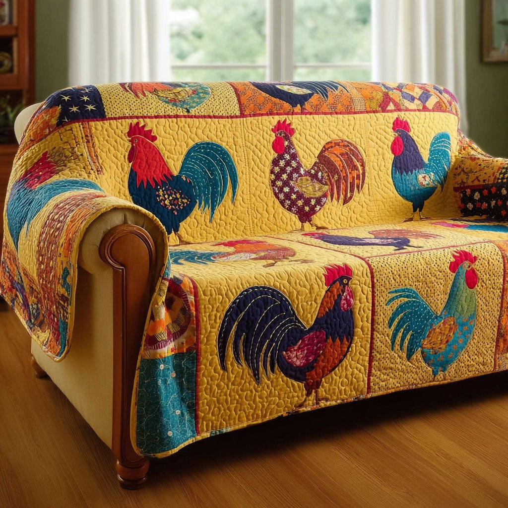 Chicken Garden Sofa Cover