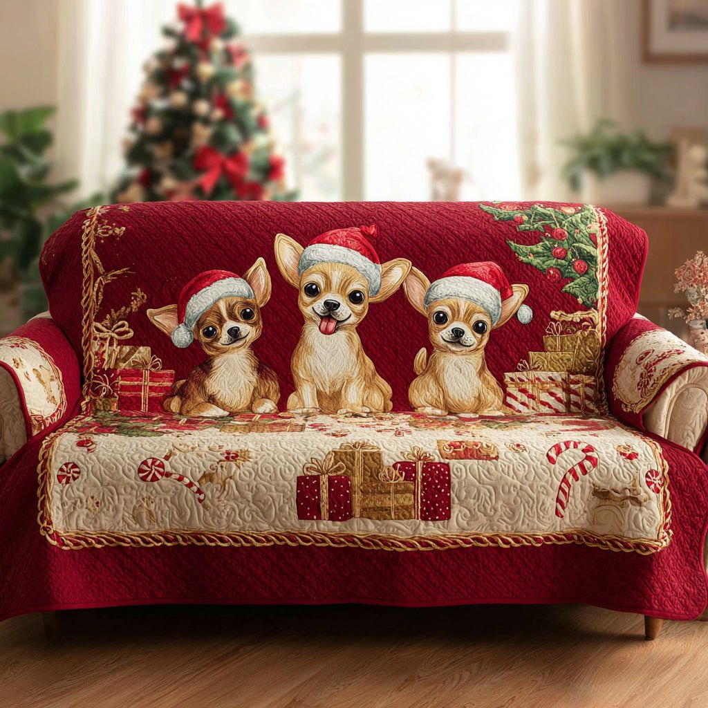 Chihuahua Joyful Sofa Cover