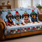 Chilly Dachshund Lane Sofa Cover