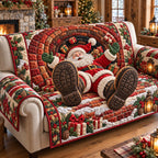 Chimney Slide Santa Sofa Cover
