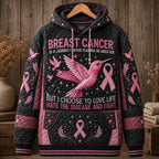 Choose To Fight hoodie, all-over print