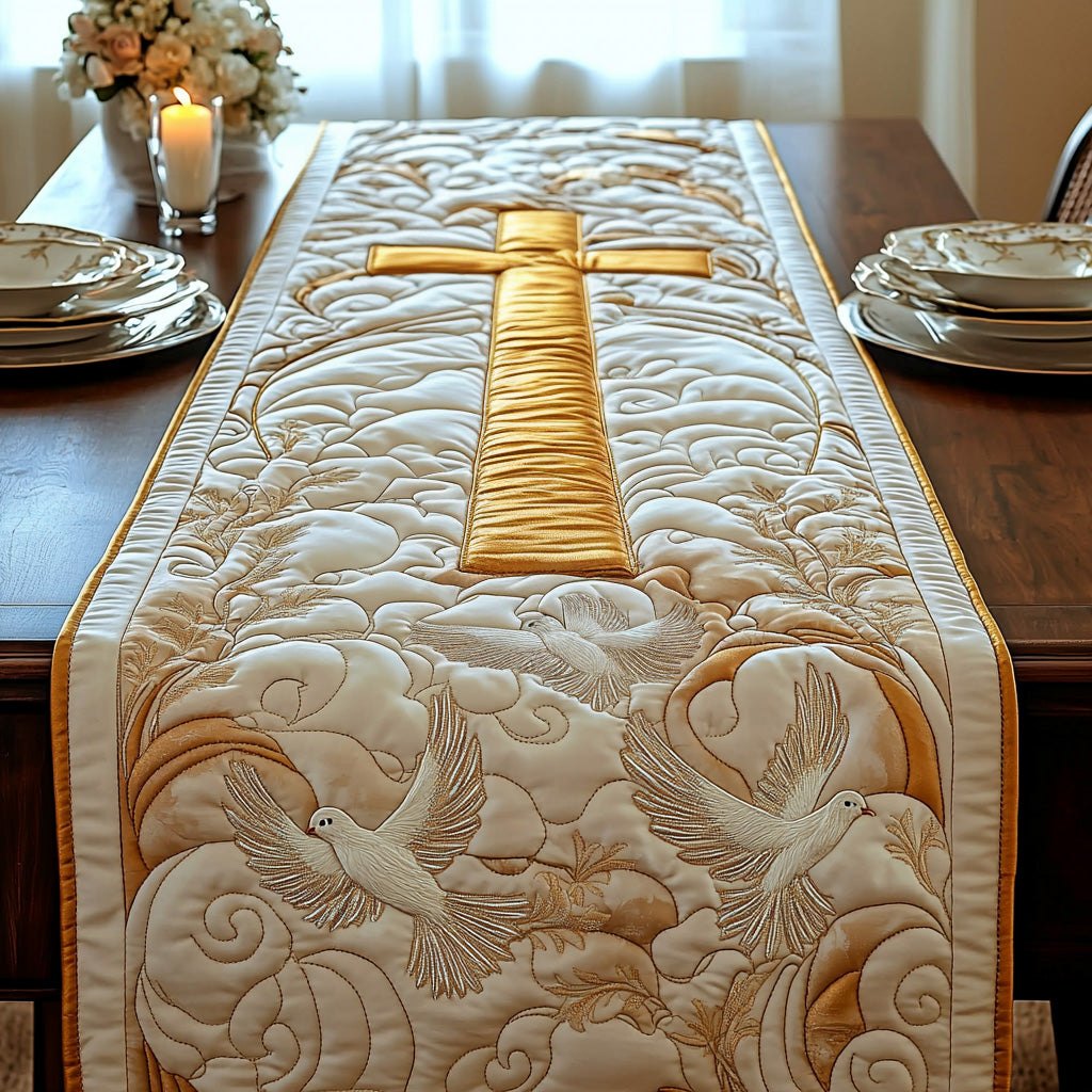 Christian Cross Dream Table Runner
