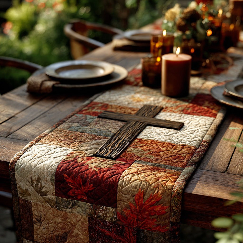 Christian Cross Spirit Table Runner