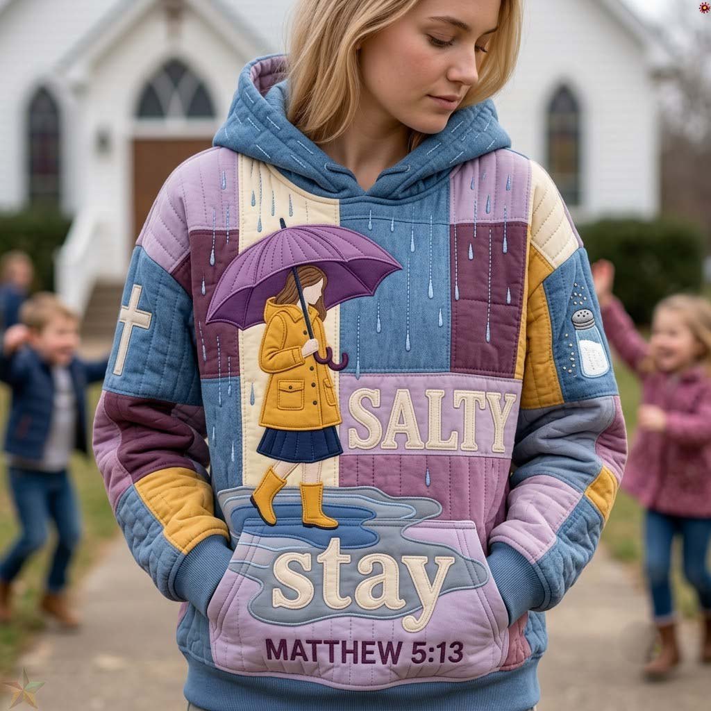 Stay Salty Matthew Five Thirteen hoodie, all-over print