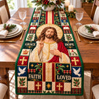 Christian Faith Promise Table Runner