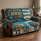 Tree Of Life River Jesus The Way Sofa Cover