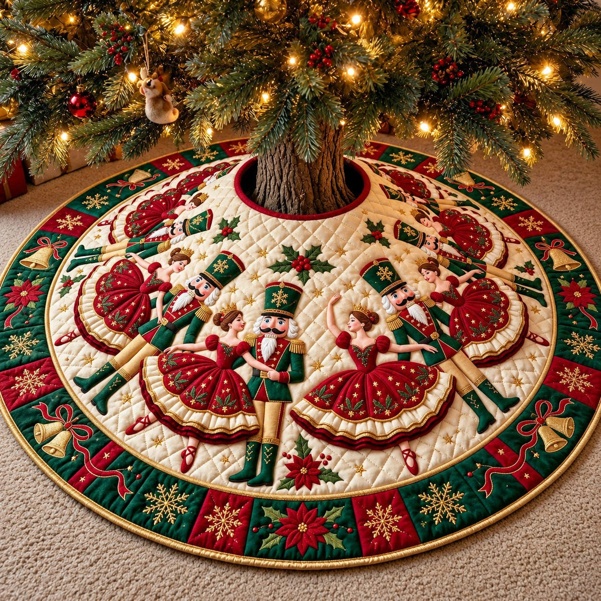Christmas Ballet Christmas Tree Skirt