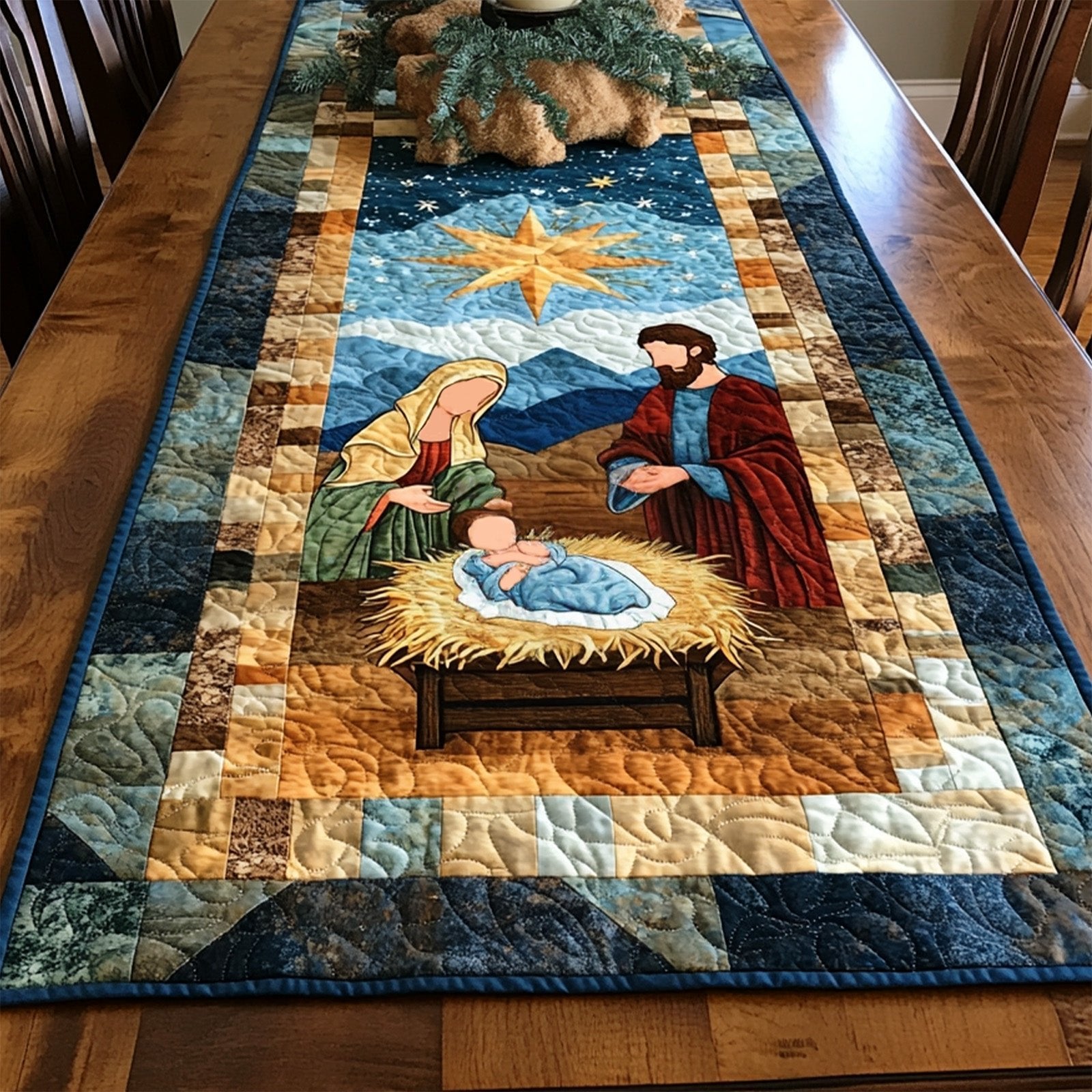 Christmas Blessing Table Runner