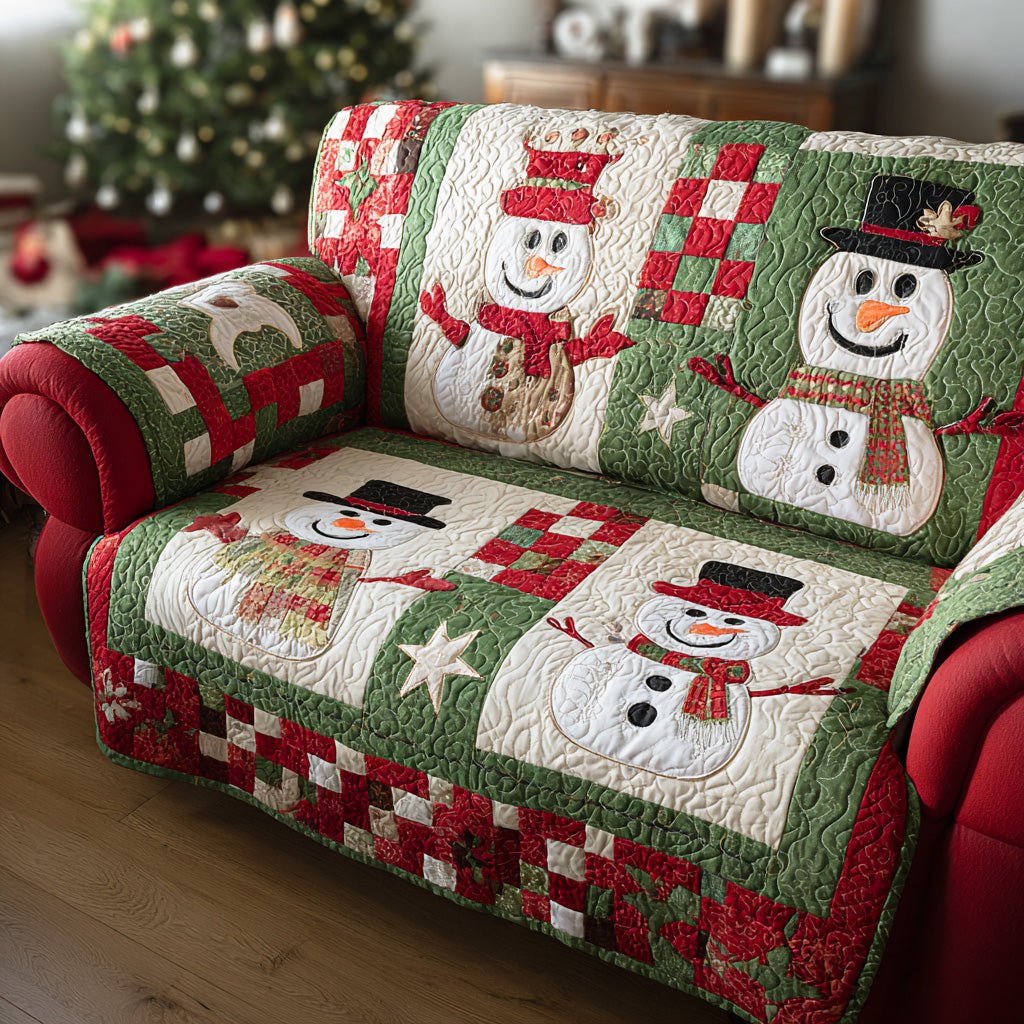 Christmas Candle Night Sofa Cover