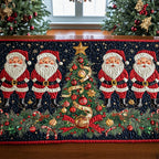 Christmas Cheer with Santa Table Runner
