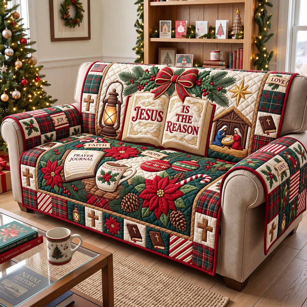 Jesus Is The Reason Open Book Sofa Cover