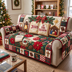 Jesus Is The Reason Open Book Sofa Cover - Made to Order