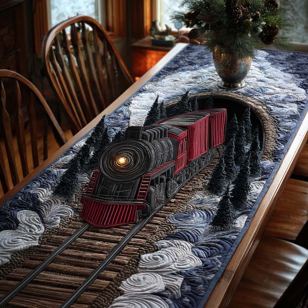 Christmas Express Line Table Runner