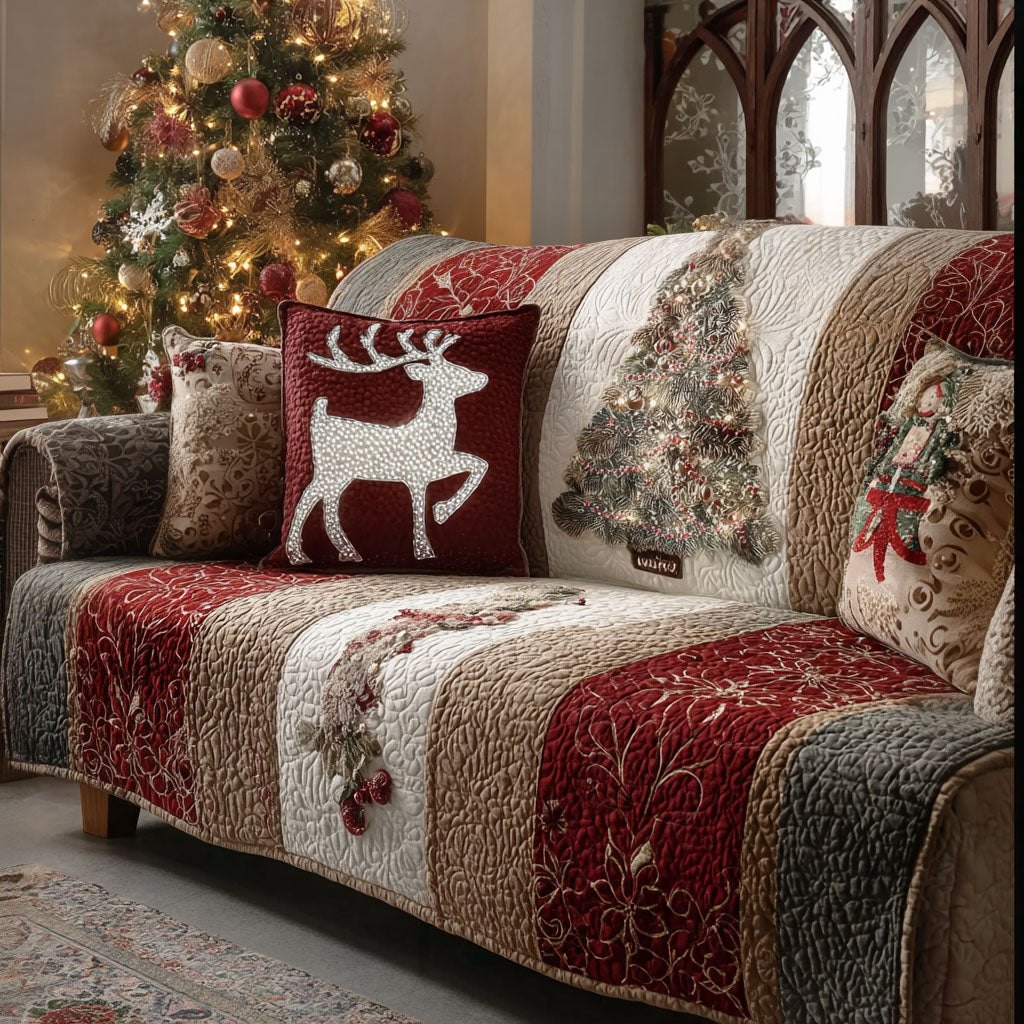 Christmas Forest Magic Sofa Cover