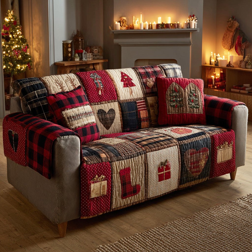 Christmas Glow Sofa Cover